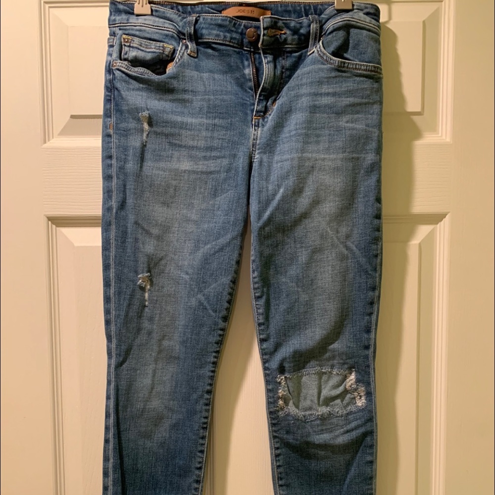 Joe’s distressed jeans - super cute and trendy